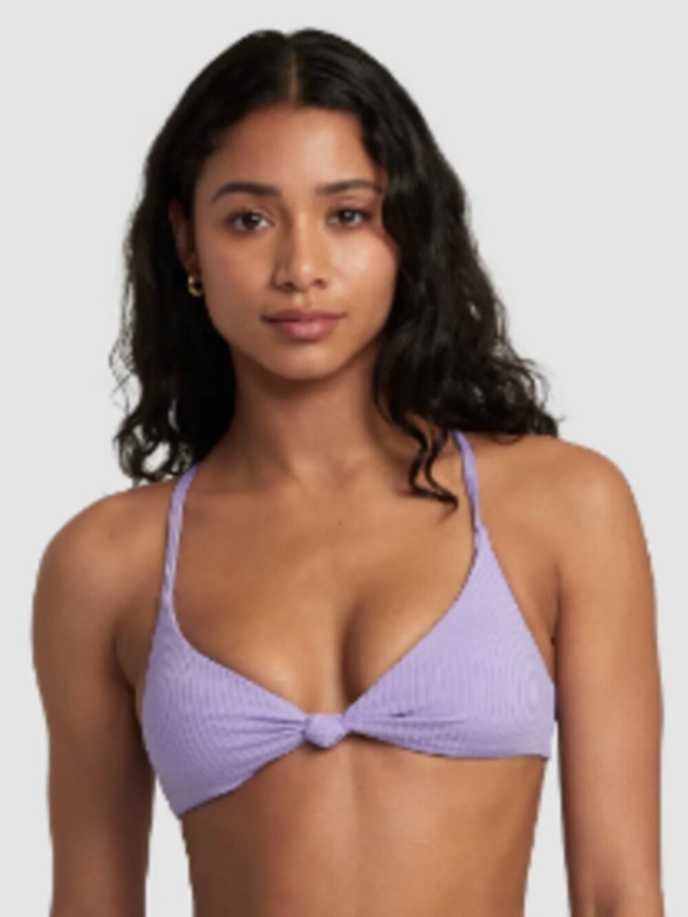 RVCA SECOND LIFE KNOTTED CROSSBACK BIKINI TOP | Medium (10)
